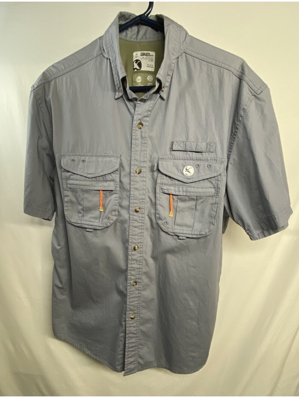 Gander Mountain Guide Series Shirt Mens Medium Vented Fishing Button Up